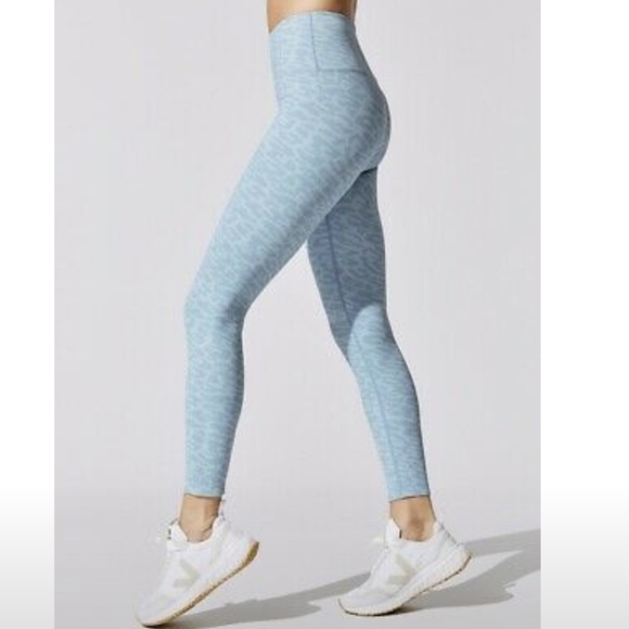 Carbon38 ribbed leopard leggings - Picture 2 of 9